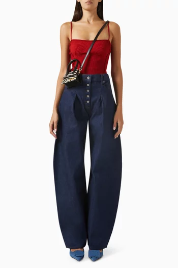 Le De-nimes Ovalo Jeans in Denim