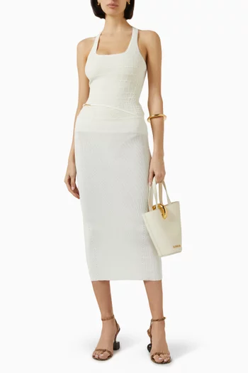 The Scala Tank Top in Stretch Viscose
