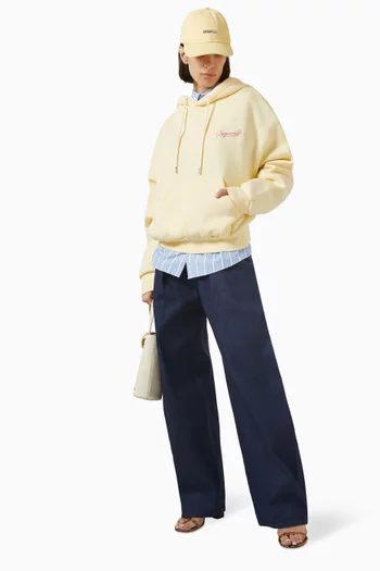 The Corto Oversized Hoodie in Cotton Fleece