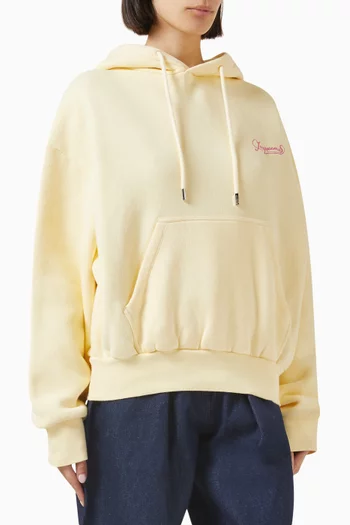 The Corto Oversized Hoodie in Cotton Fleece
