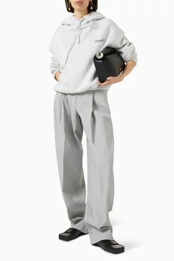 The Corto Oversized Hoodie in Cotton Fleece