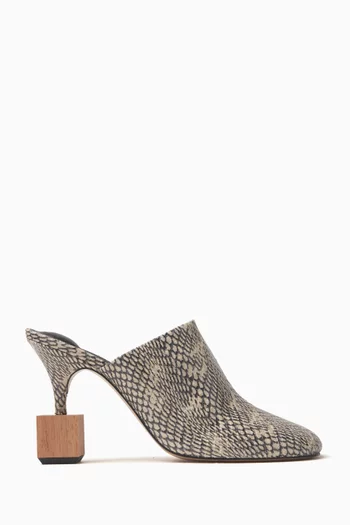 Les Bisou Mules in Goatskin Leather