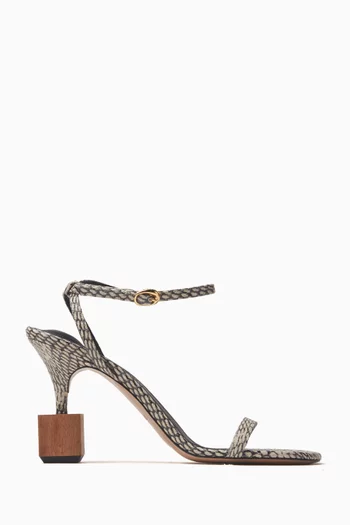 Les Bisou Sandals in Goatskin Leather