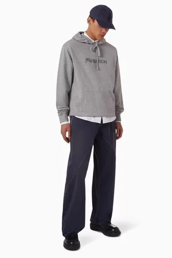 Aged Twisted Workwear Jeans in Denim