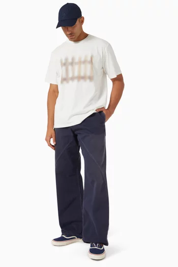 Fence Printed T-shirt in Cotton