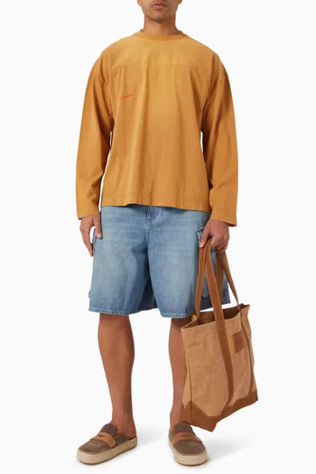 Garment-dye T-shirt in Cotton