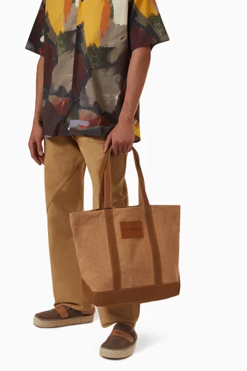 Logo Tote in Canvas
