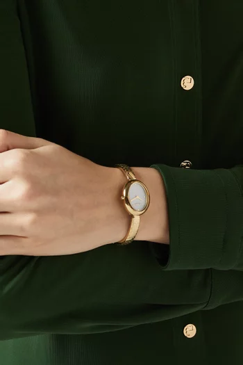 Sammy Quartz Watch in Stainless Steel, 22mm
