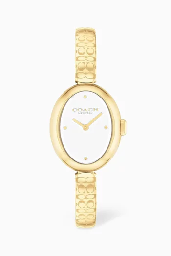 Sammy Quartz Watch in Stainless Steel, 22mm