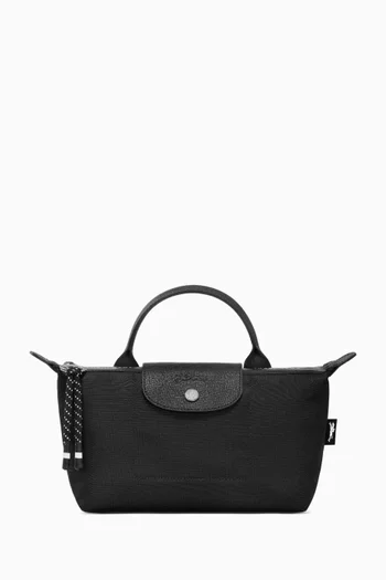 Le Pliage Energy Top Handle Pouch in Recycled Canvas