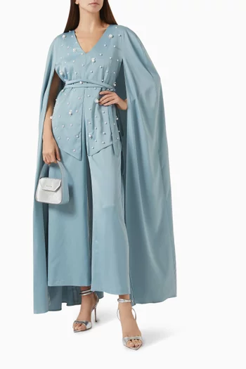 جمبسوت بكاب بتطريزات كريب