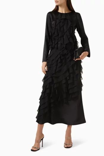 طقم متناسق بكشكش