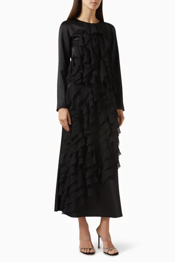 طقم متناسق بكشكش