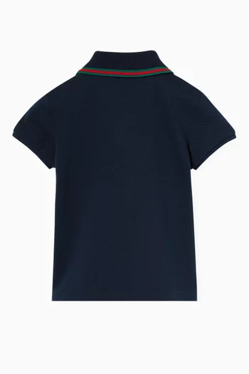 Polo Shirt in Cotton Piquet