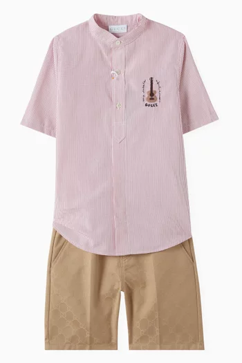 GG Shorts in Cotton