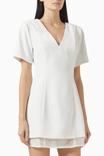 Lillian V-neck Mini Dress