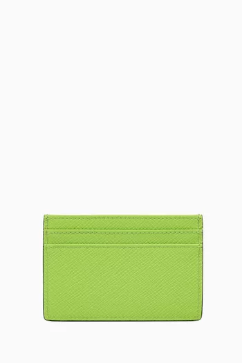 Flat Card Holder in Panama Leather