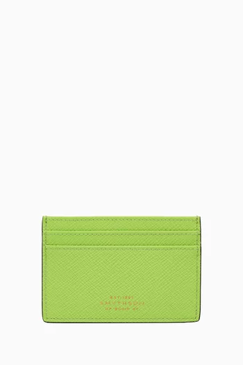 Flat Card Holder in Panama Leather
