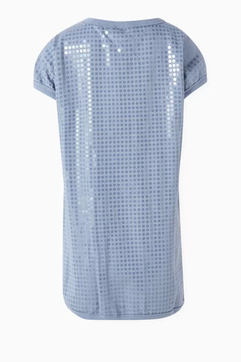 Sequins T-shirt Dress