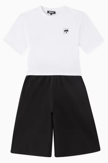 Logo Embrodiered Shorts