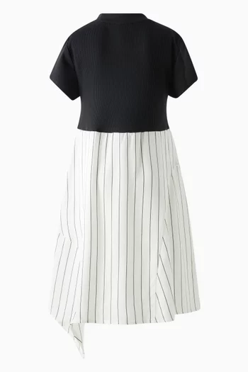 Striped Dress in Viscose-blend