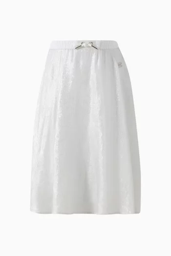 Logo-plaque Midi Skirt