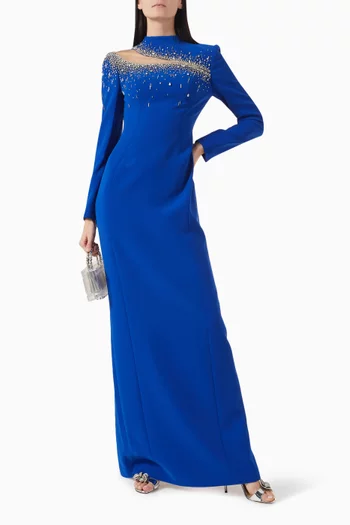 Crystal-embellished Gown