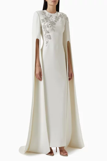 Crystal-embellished Maxi Dress