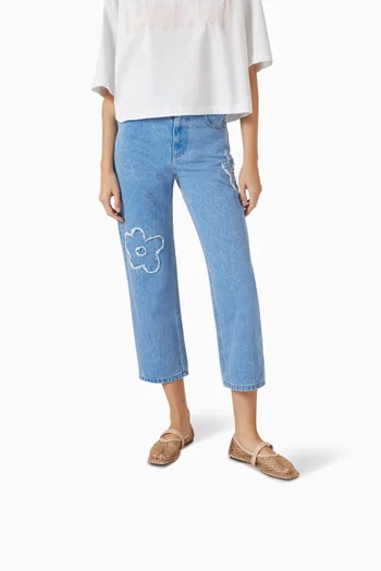 Mary Jane Ballet Flats in Mesh