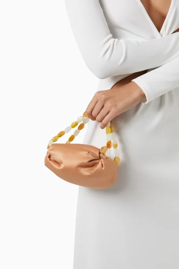 Tiny Nino Tote Bag in Satin