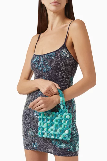 Mini Juno Tote Bg in Beads