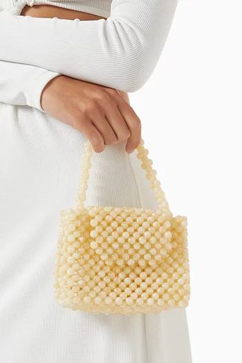 Mini Ani Tote Bag in Acrylic Beads