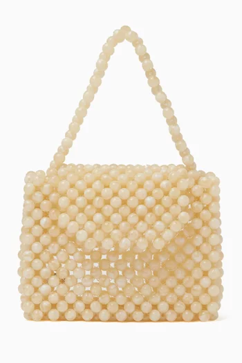Mini Ani Tote Bag in Acrylic Beads