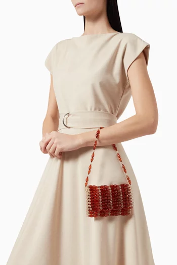 Mini Evy Bag in Acrylic Beads