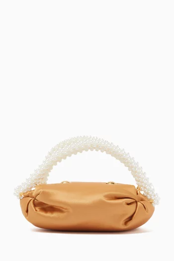 Tiny Nino Tote Bag in Satin