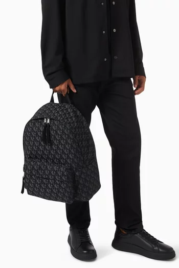 Monogram Backpack in Recycled Twill