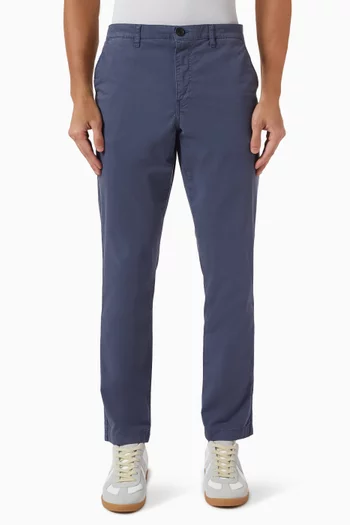Tapered Chino Pants in Stretch Cotton