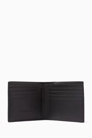 Logo-embossed Bifold Wallet in Leather