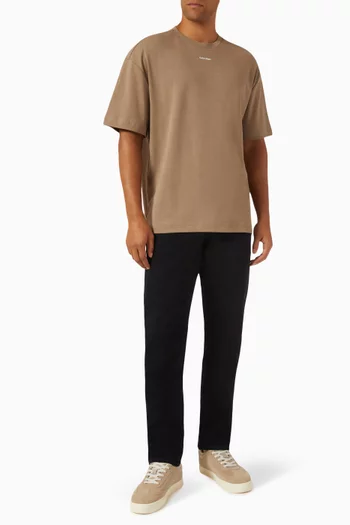Relaxed T-shirt in Cotton Interlock