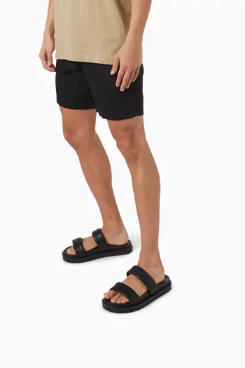 Moulded Sandals in Leather