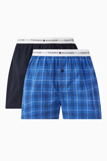 Signature Boxers in Cotton, Pack of 2