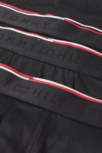 Repeat Logo Boxer Briefs in Stretch Microfibre, Set of 3