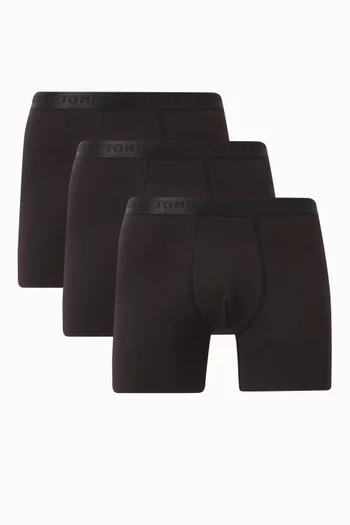 Everyday Luxe Logo Boxer Briefs in Stretch Cotton-blend