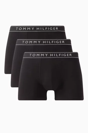 Everyday Essentials Boxer Briefs in Stretch Cotton, Set of 3