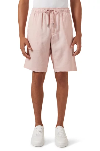 Harlem Relaxed Shorts in Linen-blend