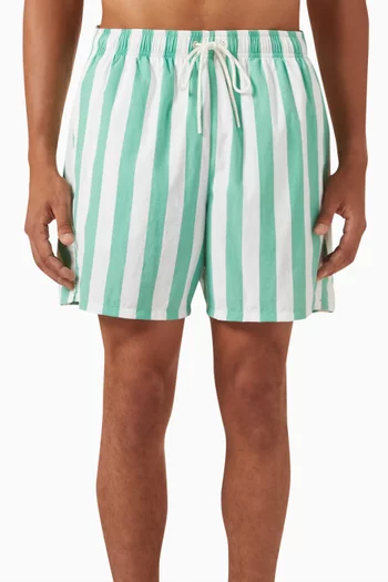 Printed Mid-length Swim Shorts