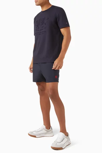 TH Monogram Mid-length Swim Shorts in Nylon