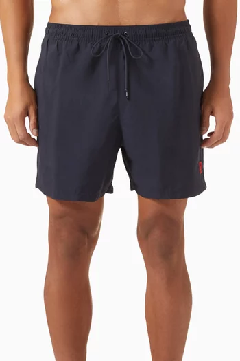 TH Monogram Mid-length Swim Shorts in Nylon