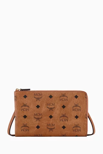 Crossbody Travel Pouch in Visetos Canvas