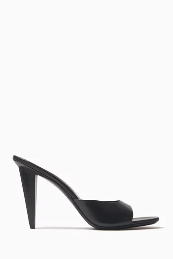 Sky 110 Mule Sandals in Satin